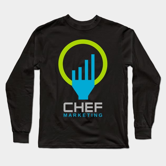 chef marketing Long Sleeve T-Shirt by taniplusshop